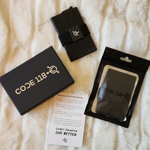 New CODE 118 Wallet And Mag Pouch